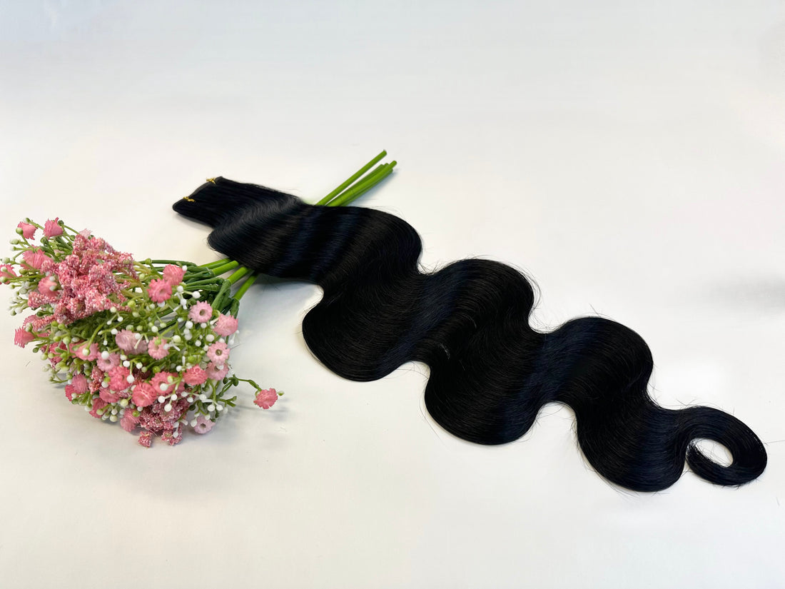Dani Imbert wavy 50g Weft - Jet black
