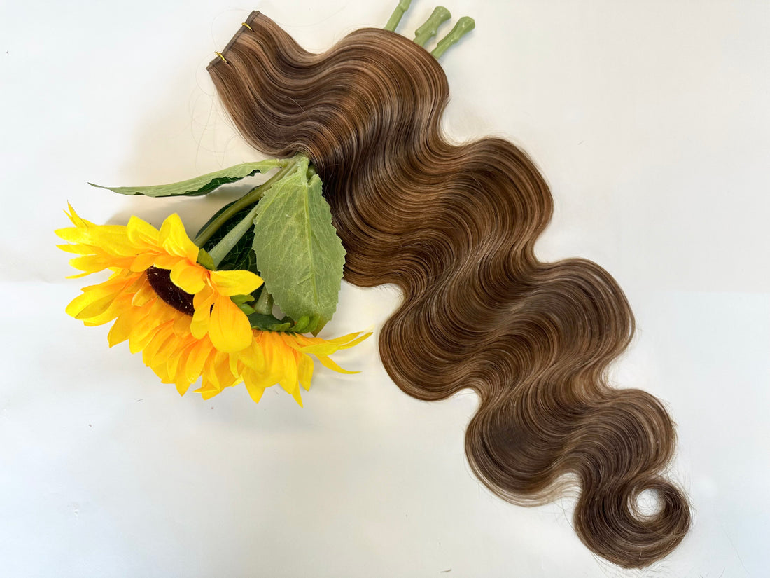 Dani Imbert wavy 50g Weft - Glazed toffee